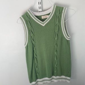 Cute Green sweater vest